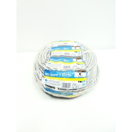 Cerrowire THHN/THWN 12/2 BLACK/WHITE MC CABLE 250FT CORDSET CABLE 6111-SOL122G